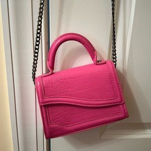 Zara hot pink cross body bag!